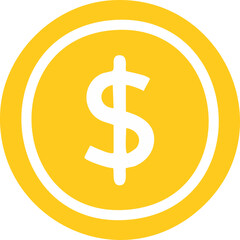 Obraz premium Single Coin Vector Illustration for Currency and Finance