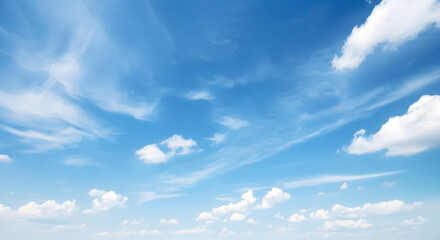 blue sky with clouds very beautiful