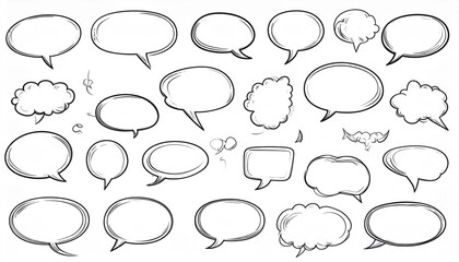 Fototapeta premium Dynamic Speech Bubble Variety Pack