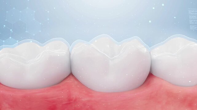 Mouthwash and toothpaste transparent bubbles strengthen teeth, resist bacterial invasion, whiten teeth, freshen breath, and promote gum health. Oral hygiene product ads, 3D rendering.