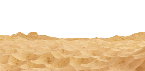 Desert Landscape: A vast, undulating expanse of desert sand dunes stretches beneath a bright sky, evoking a sense of space, adventure, and the raw beauty of nature.