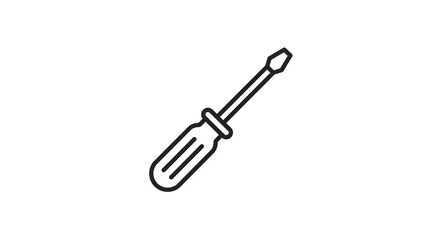 Essential tool for quick repairs and DIY projects, a versatile screwdriver icon