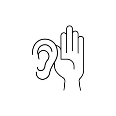 illustration of rumors or gossip, vector art.