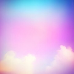 Fototapeta premium Pastel Pink Purple Sky Clouds Dreamy Background