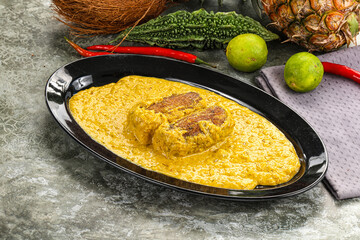 Indian cuisine - Malai kofta with gravy