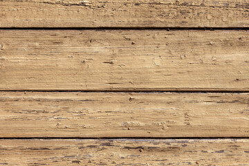 Background image - wall of painted wooden boards with peeling paint