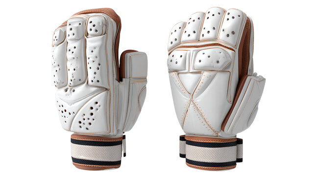 Premium Leather Cricket Keeper Gloves: Protective Gear for Wicket Keepers - Powered by Adobe