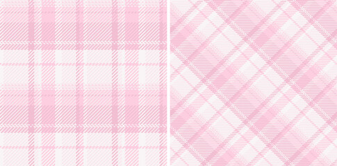 Texture background tartan of check pattern vector with a fabric textile plaid seamless. Set in novelty colors. Creative uses of ornamental silk tape.