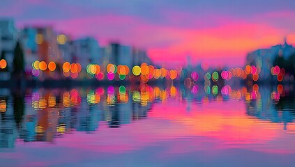 Sunset Water Reflection