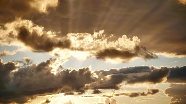Russian ilyushin il-76 cargo airplane landing at sunset