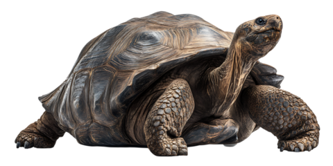 Majestic giant tortoise, showcasing its ancient lineage and enduring strength.