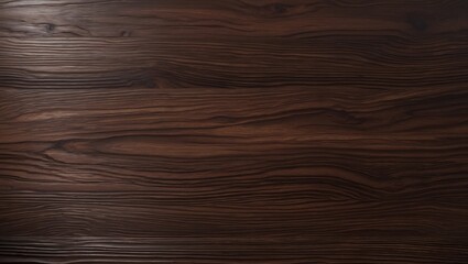 Fototapeta premium A close-up of a dark wooden surface with visible grain patterns.
