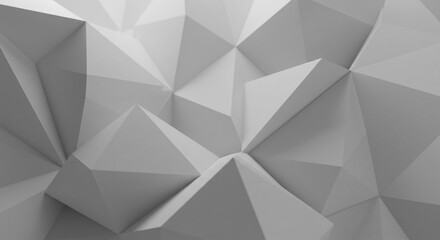 Obraz premium Stunning modern abstract geometric background with sharp angles and smooth planes, creating a dynamic visual.