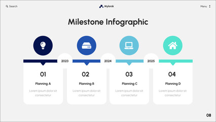 Business Milestone Infographic