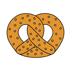 oktoberfest pretzel vector
