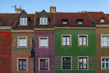 Poznan Merchants Houses at Sunrise