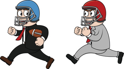 Business man Vector Illustration Design Advertising media concept 