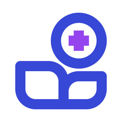 Medical twotone icon set