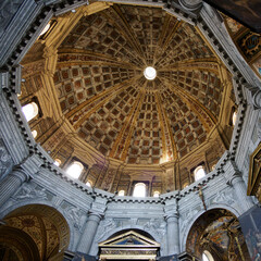 Obraz premium Interior of the historic Santa Maria della Passione church in Milan, Italy