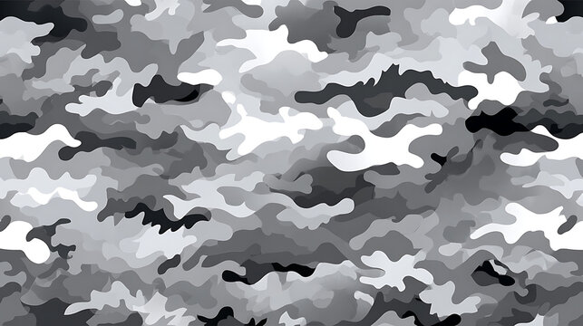 subtle shades of gray camo pattern for seamless background