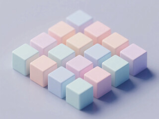 Obraz premium geometry cube abstract 3d render background