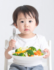 child doesn't like eating vegetables