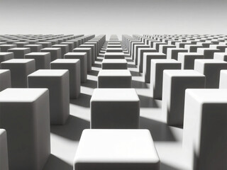 geometry cube abstract 3d render background