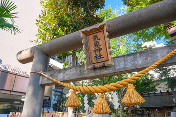 東京都杉並区 高円寺氷川神社の境内社、気象神社