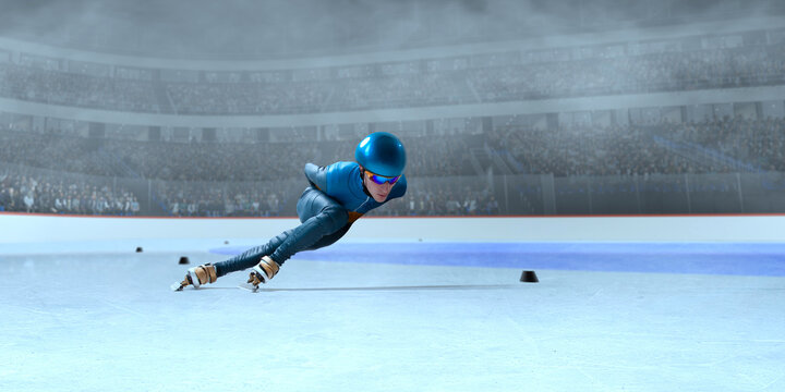 Short Track Speed ​​Skating.