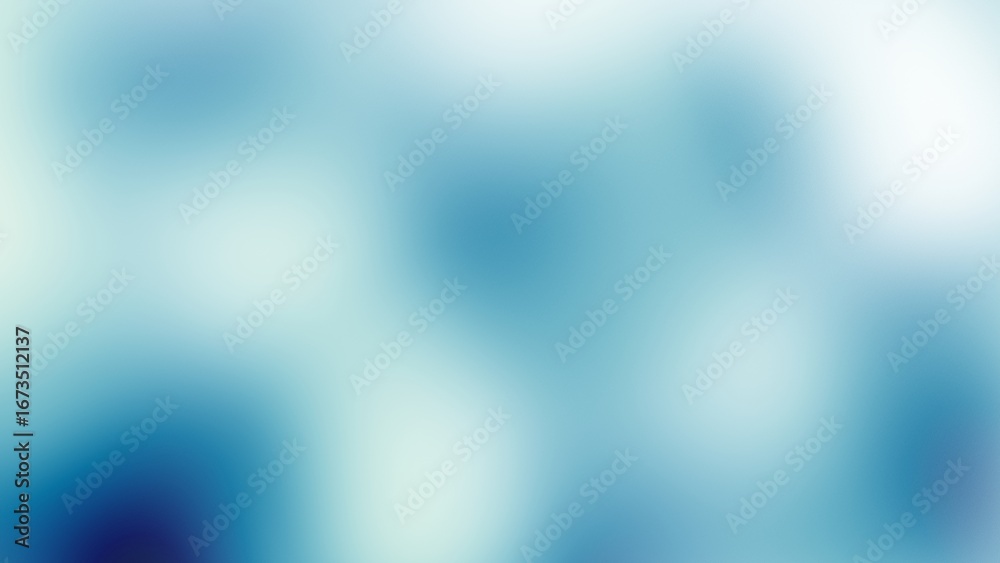 Sticker digital blue grainy gradient with a soft noise effect. a unique blend of vintage vibes and lo-fi vhs