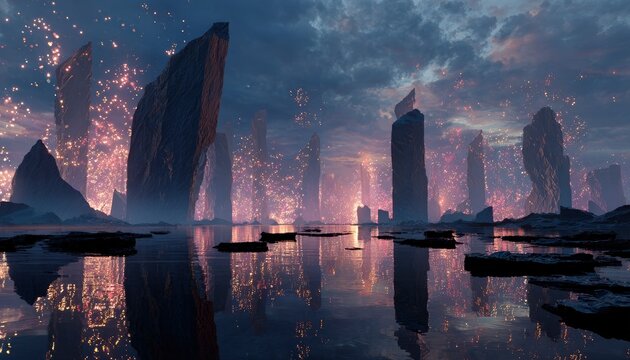 Obsidian Dawn Echoes of a Dying Star