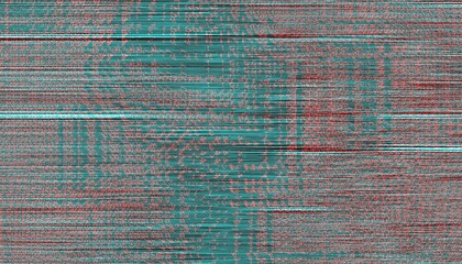 Glitch noise static television VFX. Visual video effects stripes background, CRT tv screen no signal glitch effect