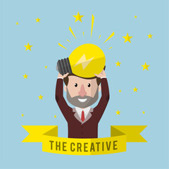 Businessman concept design illustration vector design
