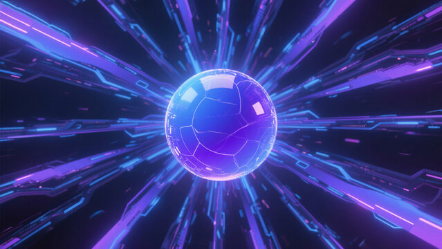 fiber optics background with lots light spots