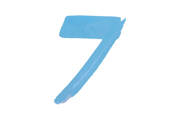 Light blue watercolor background. Artistic hand paint. Isolated on transparent background.
