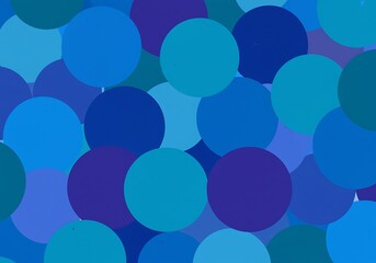 Abstract Background with Overlapping Blue Circles Creating a Dynamic and Modern Design Suitable for Various Creative Projects