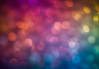 Obraz premium Abstract Colorful Bokeh Background with Gradient Effect Perfect for Festive Season and Creative Design Projects with Soft Lighting and Dreamy Atmosphere