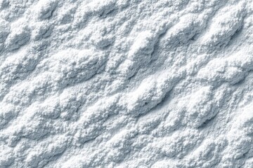 Fototapeta premium Close-up textured surface of a white powder