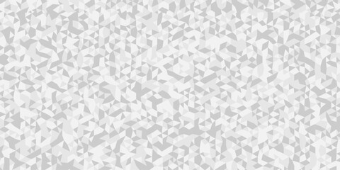 Abstract geometric wall tile and metal cube background triangle wallpaper. Seamless geometric pattern low polygon backdrop background. Gray diamond overlap polygonal background.	