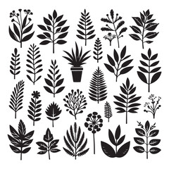 field silhouette Background material, Flowering plant