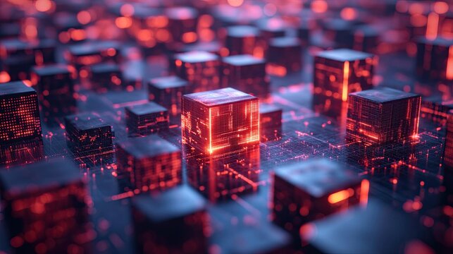 Decentralized Information Blocks in a Cyber Network 