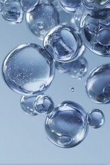 High definition flowing bubble creative pattern