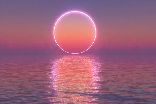 Neon Sunset Horizon