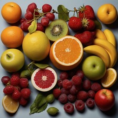 fresh fruits and berries