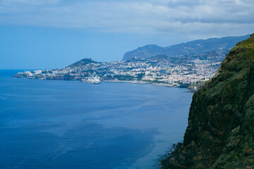 Dramatic landscape at the coastline of Madeira, Portugal, Europe