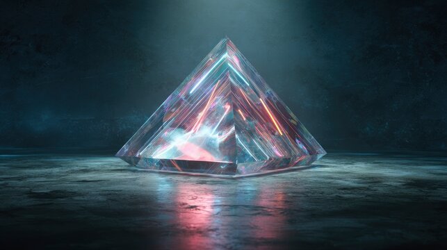 Chromatic Singularity Echoes of the Aetherium Pyramid