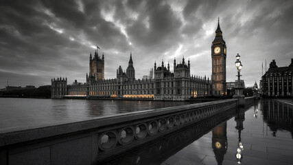 big ben at night london