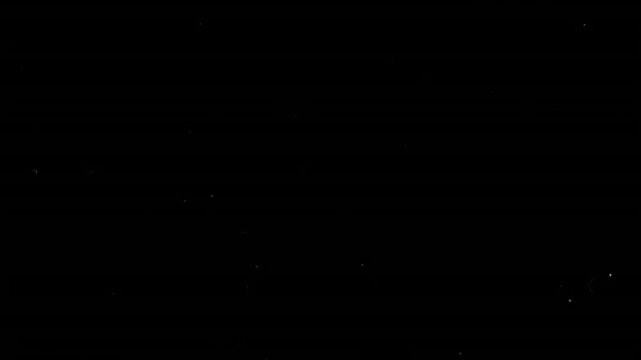 Vintage Film Projector Scratch Hairs Seamless 4K Video Background Overlay Effect