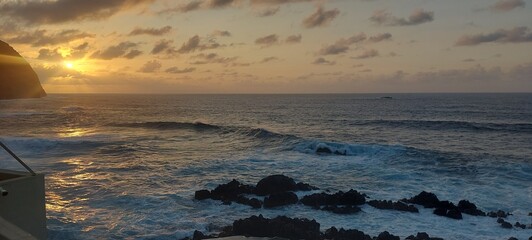 madeira landscape, nature, outdor, cliff, mountain, rock, beach, coast, water, sea, ocen, summer, beauty, peace, paradise, adventures, travel, portugal, europe, tourism, waves, sunset