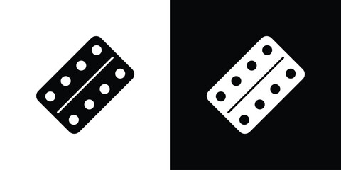 Oral contraception icons, emblem logo or badge designs.